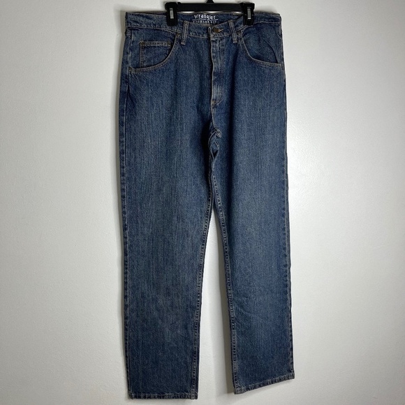 Wrangler Mens Premium Denim Regular Fit Straight Leg Bootcut Cowboy Jeans 34x34